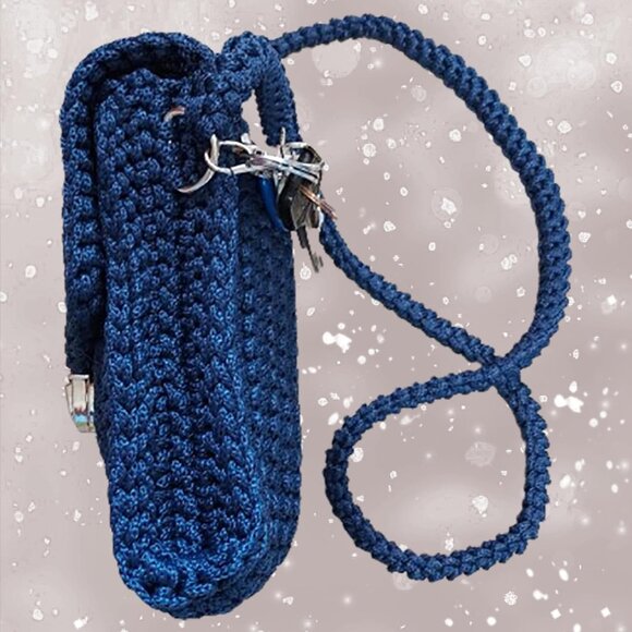 Versatile Lightweight Crochet Crossbody Bag – Ideal for Festivals & Outings - Picture 5 of 9
